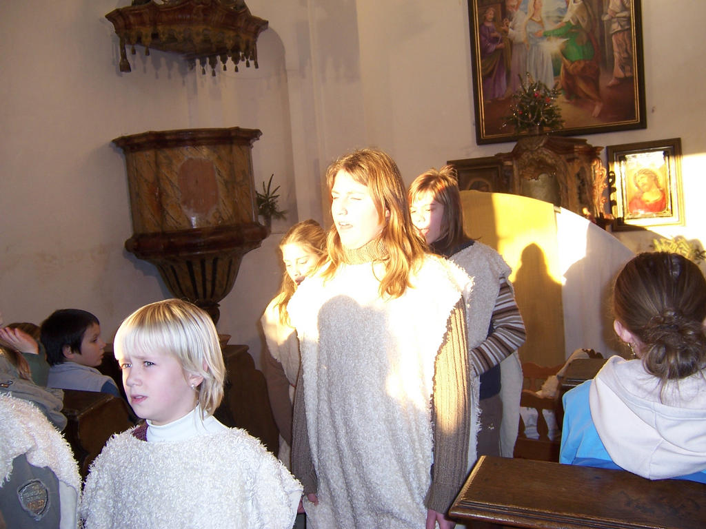 Betlém v&nbsp;kapli Žiželice 26.12.2006