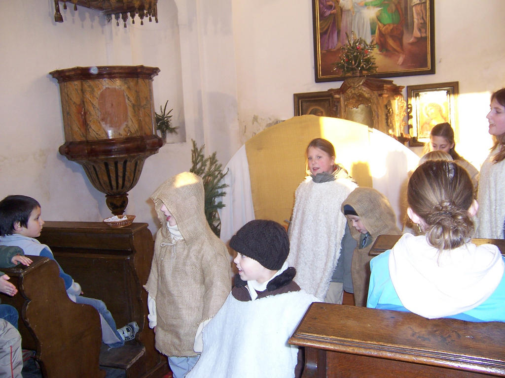 Betlém v&nbsp;kapli Žiželice 26.12.2006
