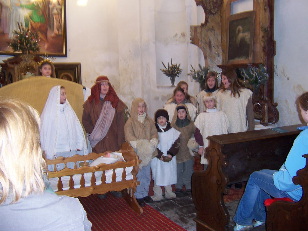 Betlém v&nbsp;kapli Žiželice 26.12.2006