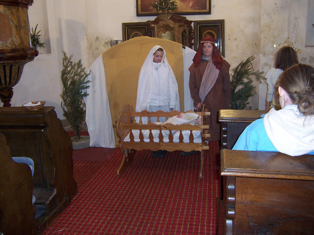 Betlém v&nbsp;kapli Žiželice 26.12.2006