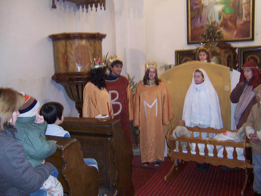 Betlém v&nbsp;kapli Žiželice 26.12.2006
