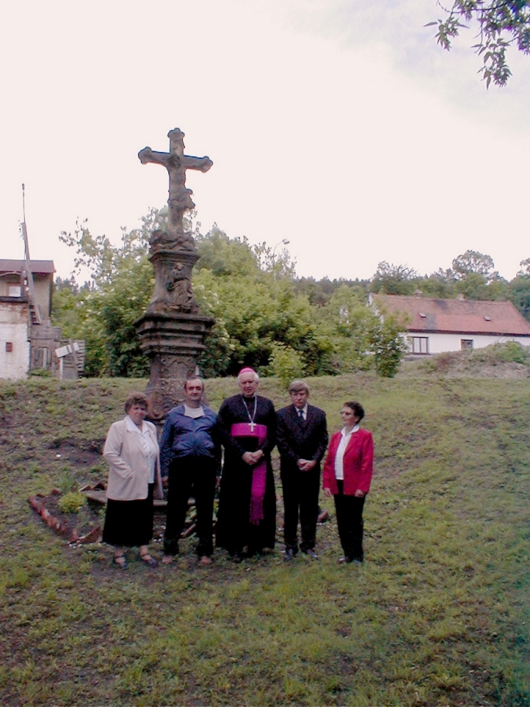 Biskup Koukl a&nbsp;občané Žiželic