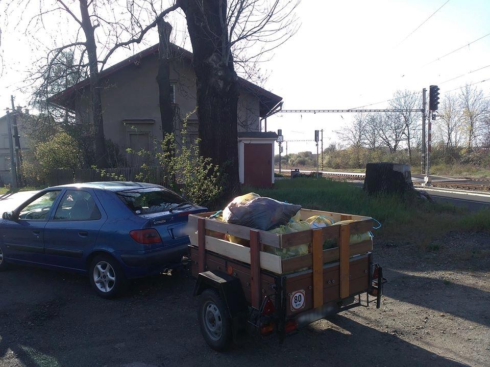 svoz pytlů s&nbsp;tříděným odpadem