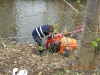 Dálková přeprava vody a čištění nádrže Měcholupy 7.4.2012
