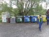 rozvoz kontejnerů na tříděný odpad 6.5.2020 - Žiželice u panelových domů