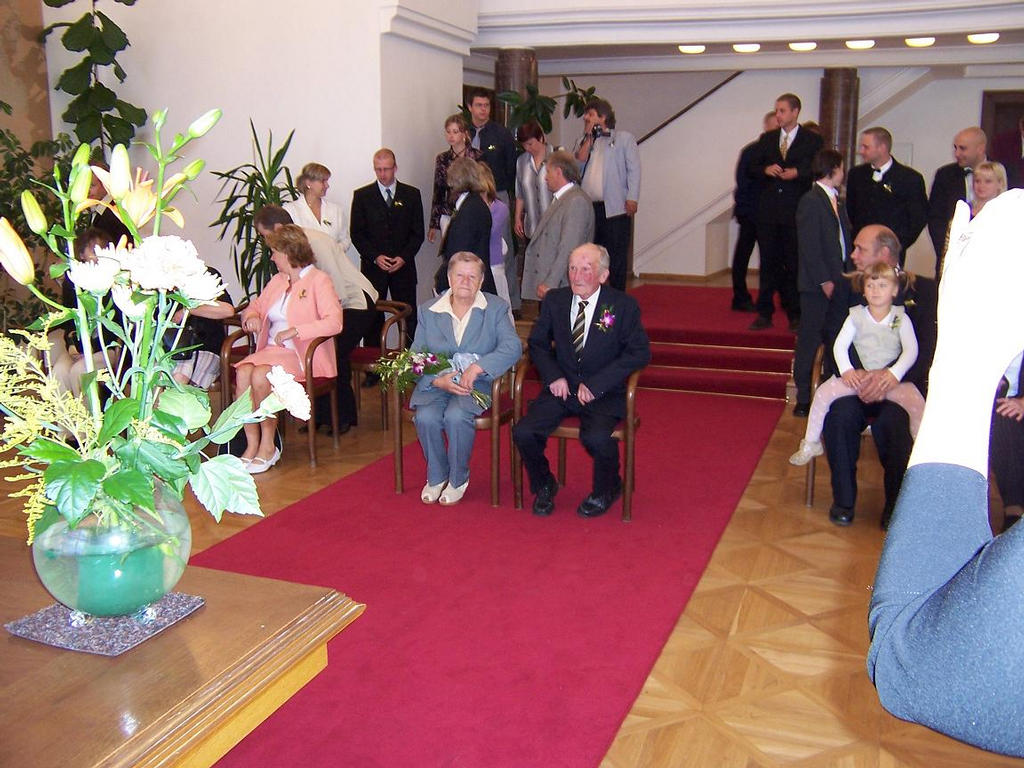 Zlatá svatba-manželé Kubicovi