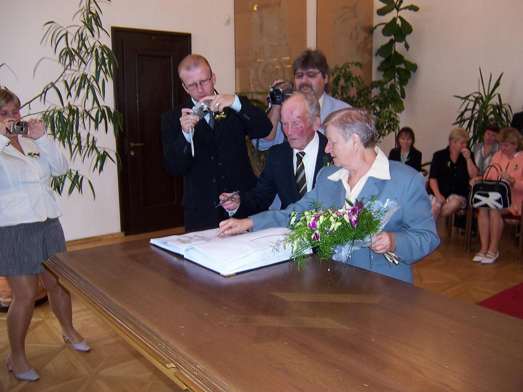 Zlatá svatba-manželé Kubicovi